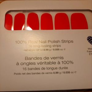 NIP Kissing Booth Pink Color Street Nail Strips